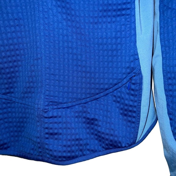 Nike Sphere Thermal Women's Size Medium Running Jacket Blue Quarter Zip - Picture 9 of 10